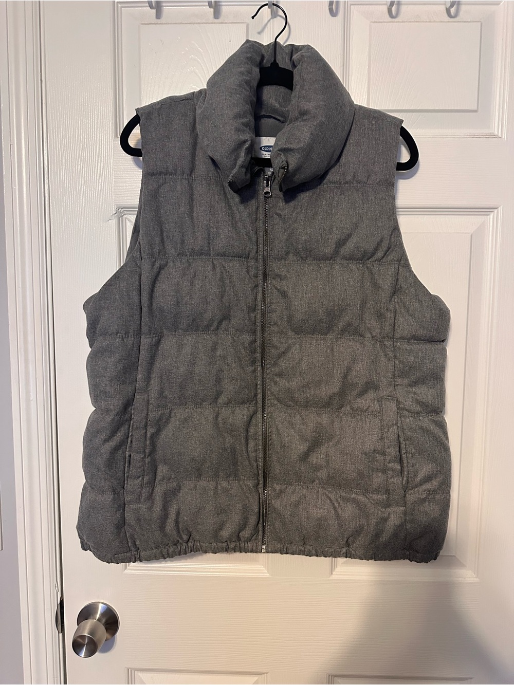 Old Navy Quilted Gray Vest